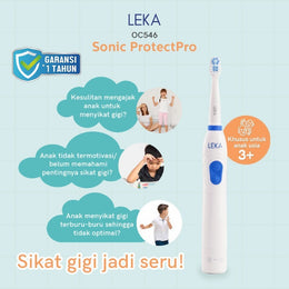 LEKA OC546 Sonic ProtectPro - Kids Electric Toothbrush Sikat Gigi Anak