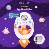 LEKA x Sally & Piper HD6233 Egg Humidifier - Pelembab Udara Diffuser