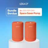 LEKA Go! Space Saver Pump (Garansi 2 Tahun) - Pompa Vakum Elektrik Listrik Electric Vacuum Pump Storage Plastic Travel Compression Bag Plastik Tas Vakum Kompresi Baju