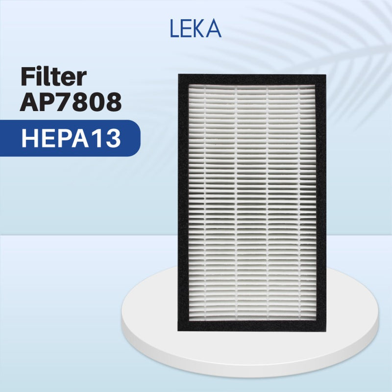 LEKA  AP7808  Replacement Filter Air Purifier -  3PCS HEPA13 Carbon