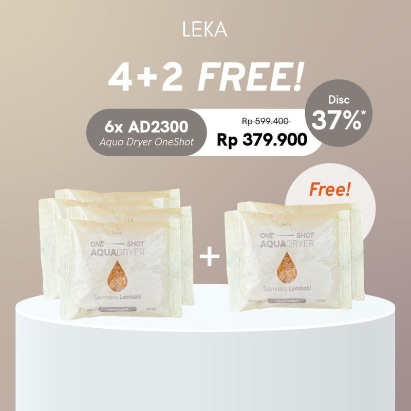 LEKA AD2300 One Shot Aqua Dryer 300gr - Serap Air Lembab Bau Bagus