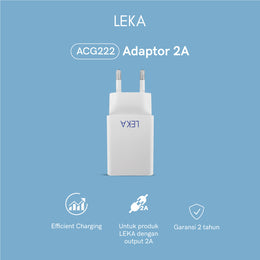 LEKA Accessories - Adaptor Charger (untuk produk LEKA berbaterai) - 2A