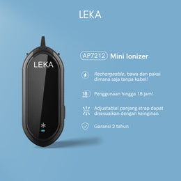 LEKA AP7212 Mini Ionizer - Portable Ion Negatif Kalung Air Purifier