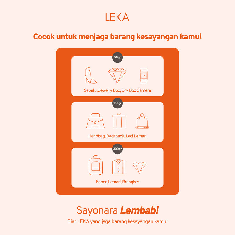 LEKA AD3150 Reheat Aqua Dryer 150gr - Serap Air Lembab Anti Bau Bagus