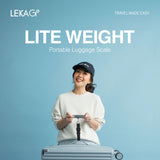 LEKA Go! Lite Weight (Garansi 2 Tahun) - Portable Digital Luggage Scale Timbangan Koper Tas Digital Gantung