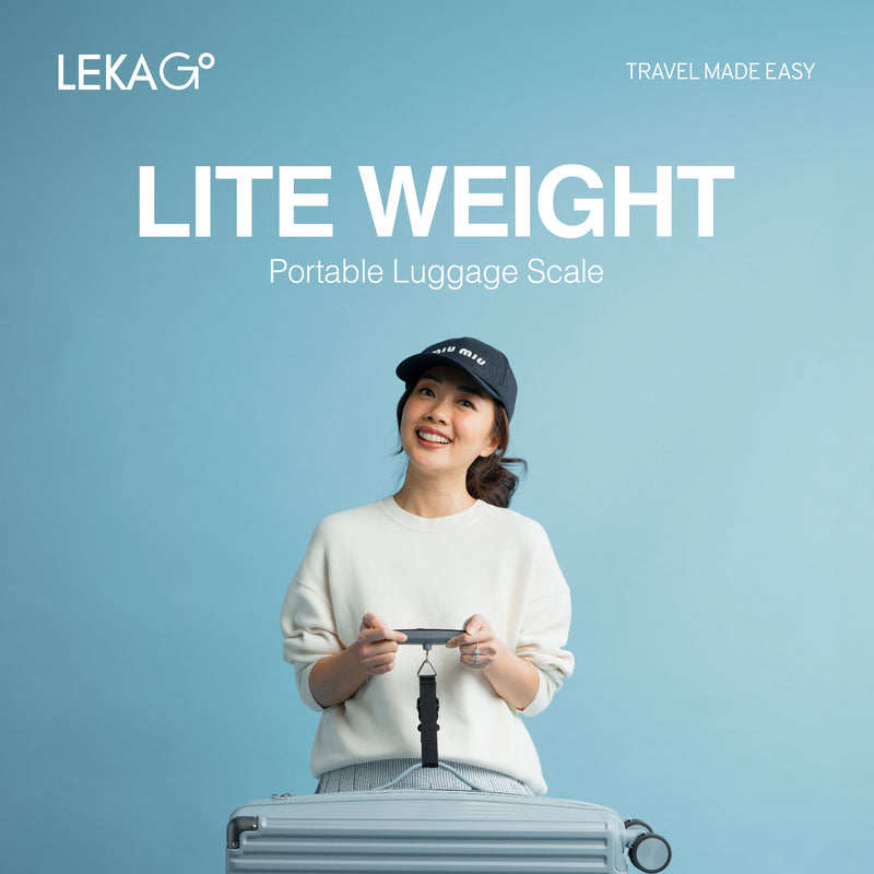 LEKA Go! Lite Weight (Garansi 2 Tahun) - Portable Digital Luggage Scale Timbangan Koper Tas Digital Gantung