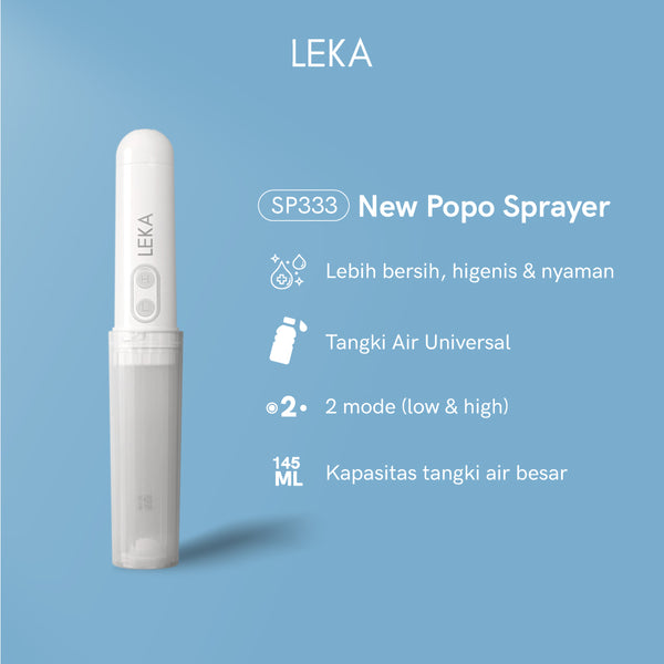 LEKA SP333 Popo Spray - Portable Bidet Toilet Travel Jet Shower Cebok
