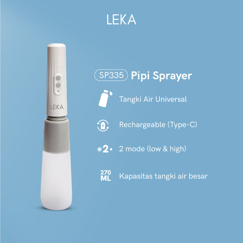LEKA SP335 Pipi Sprayer - Bidet Portable Toilet Rechargeable Travel