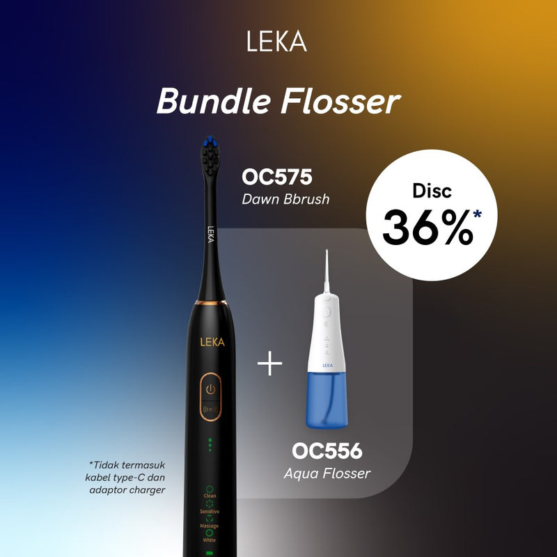 LEKA OC575 Dawn Bbrush - Electric Toothbrush Sikat Gigi Elektrik Sonic