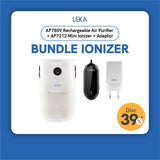 LEKA AP7809 Rechargeable Air Purifier - HEPA13 Filter UVC Ion Portable