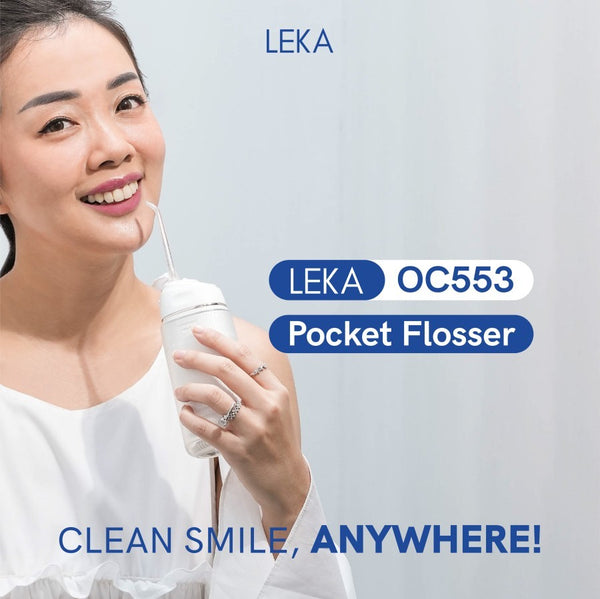 LEKA OC553 Pocket Flosser - Portable Water Irrigator